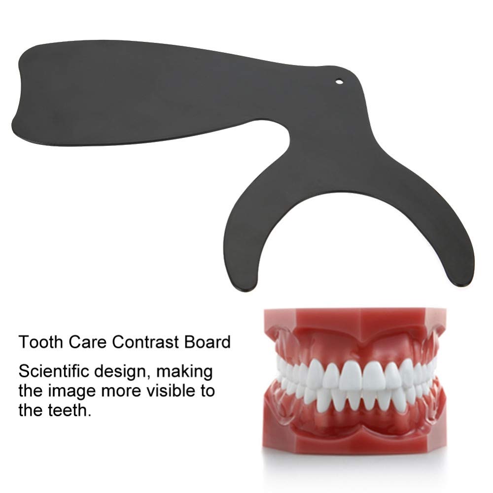 6 Pcs Dental Autoclavable Orthodontische Intraoral Fotografische Achtergrond Image Board Spiegel Wang Plaat Kit voor Nemen Orale Foto