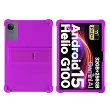 For DOOGEE Tab E3 11-inch Tablet 11inch Android 15 Case Coat Shockproof Cover Soft Silicon Stand Protective Shell: PURPLE