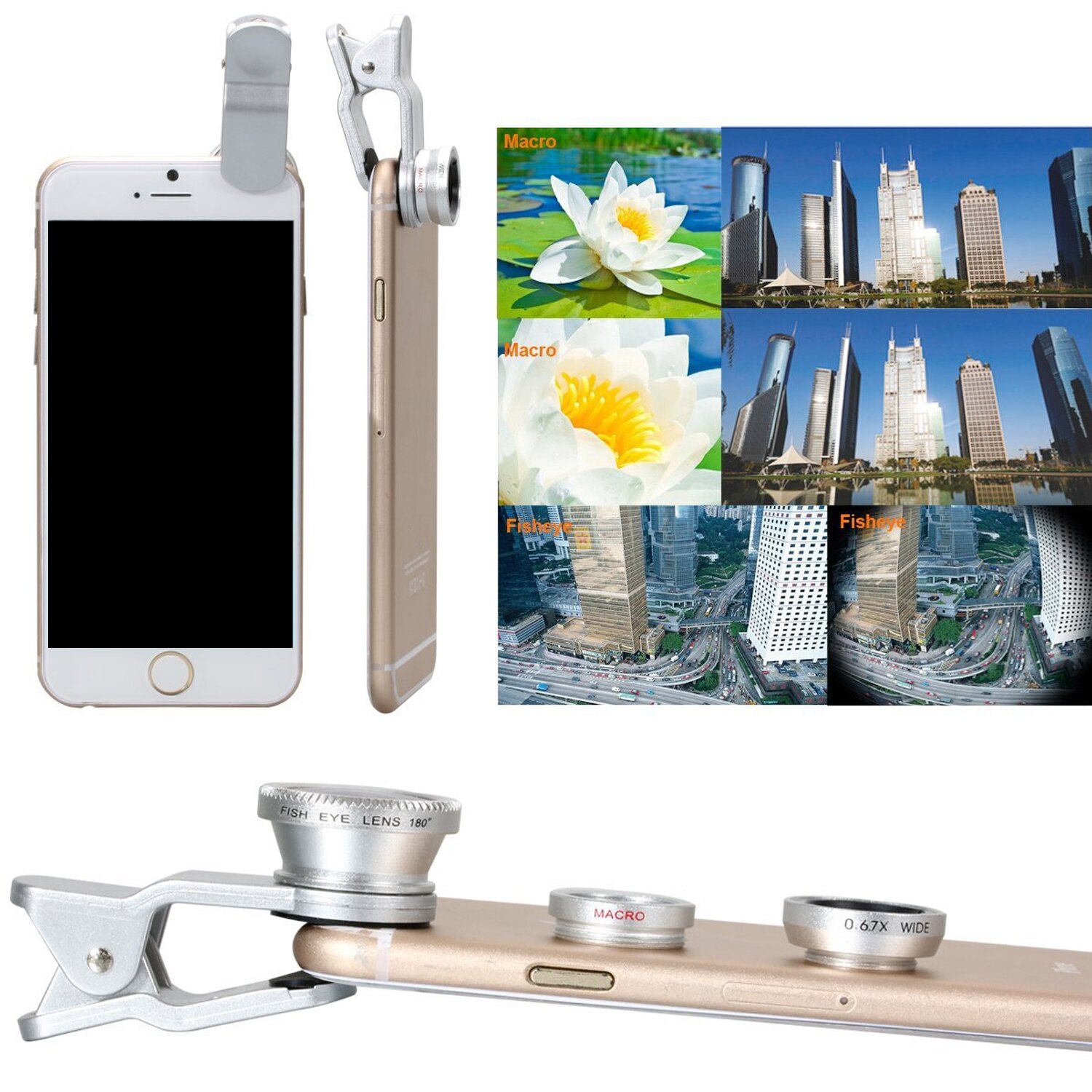 SUNNYLIFE Telefon 8X Zoomen Teleobjektiv Fisch Auge Weitwinkel Makro Objektiv Selfie Stock Bluetooth Fernbedienung Stativ