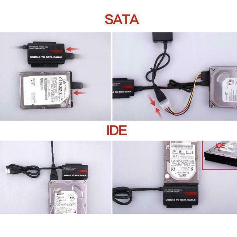 USB3.0/2.0 Snelle Drive Lijn Ide + Sata Hard Drive Adapter Cable Card Hdd 3.5 Reader Inch 2.5 Adapter mobiele Converteren Geen Power