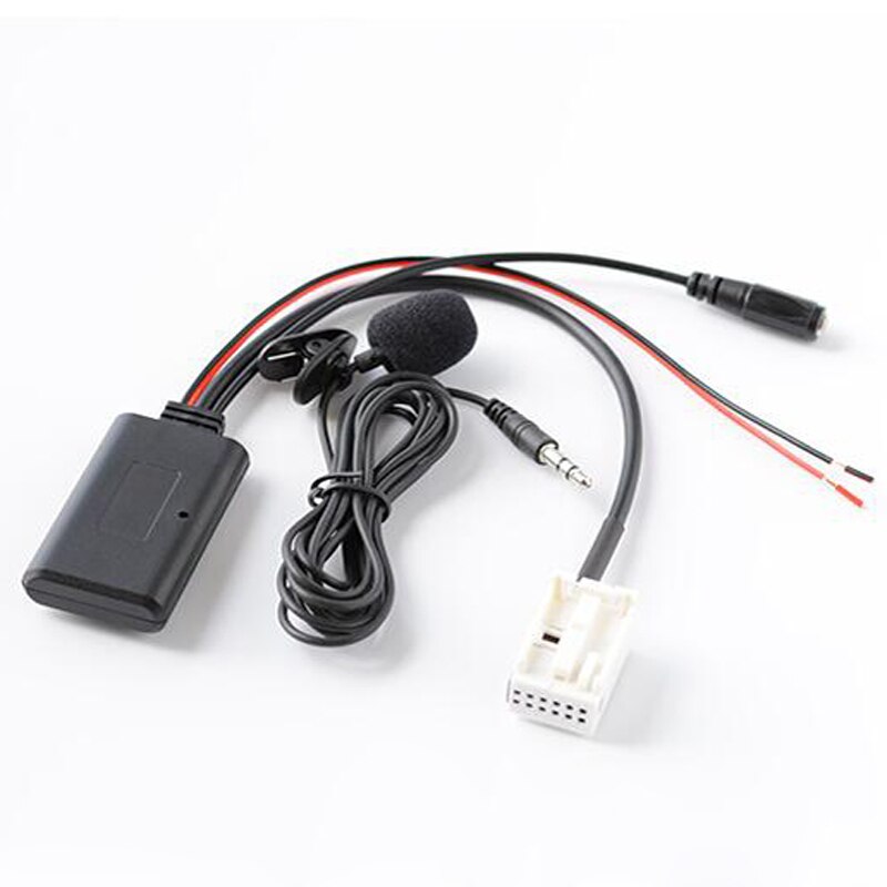 Adaptador de módulo Bluetooth MP3, manos libres para Volkswagen RCD210, RCD300, RCD310, RNS300, RNS310, MFD2, 12 Pines, Aux: bluetooth microphone