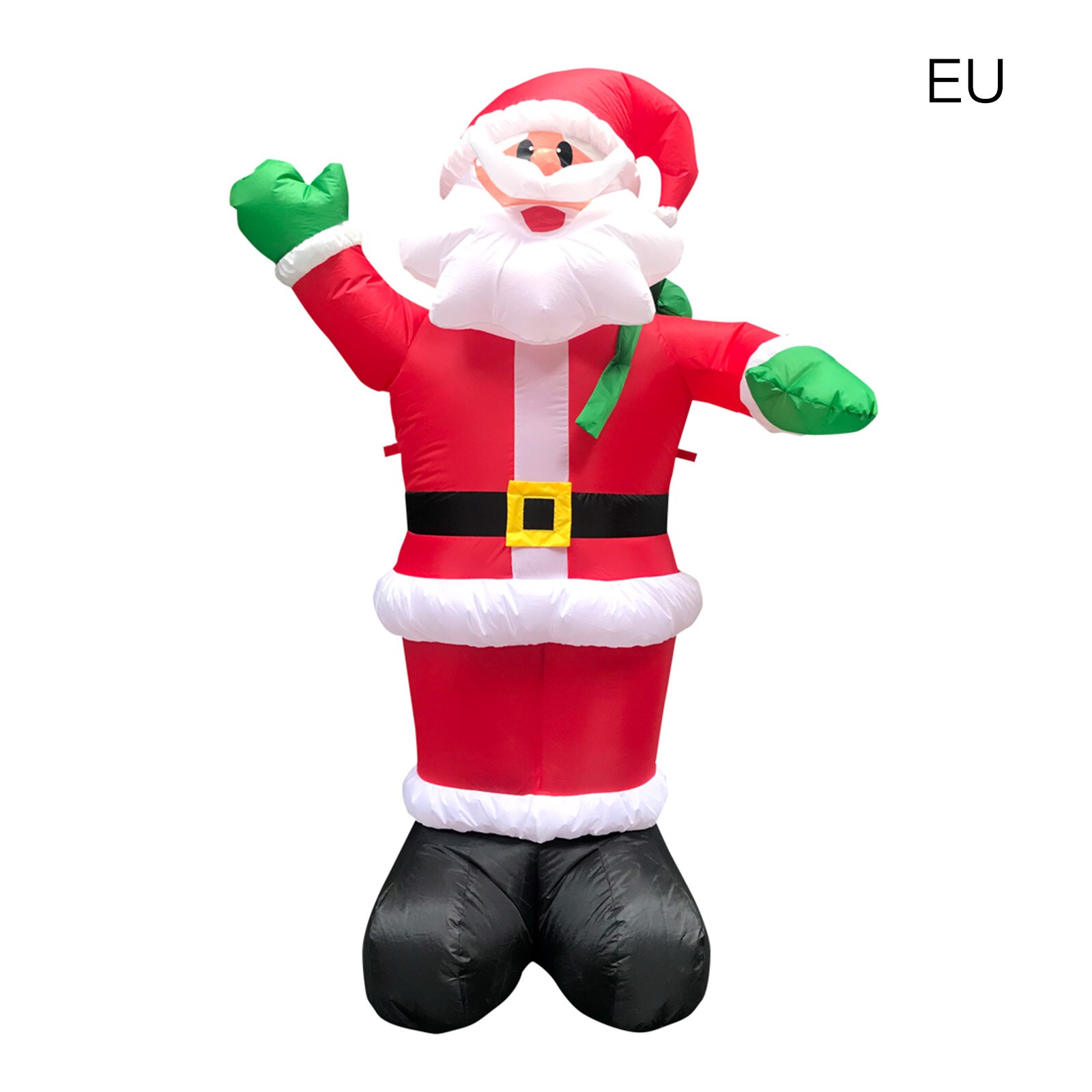 Indoor And Outdoor Courtyard Garden Christmas Decoration Lighted Bauble With LED Lights Christmas Decoration Santa Claus: Red  EU