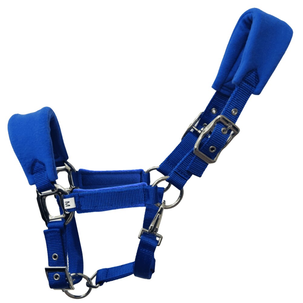 Paard Halster Paardensport Zachte Spons Pad Accessoires Verstelbare Riem Beschermende Headcollar Buitensporten Rijden Apparatuur: Blauw