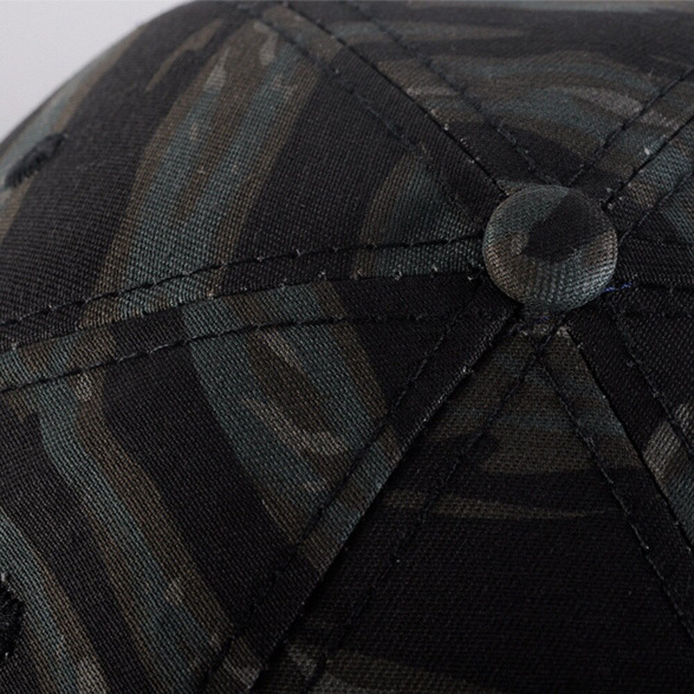 Mænd kvinder baseball camouflage kasket snapback hat hip-hop justerbar top baseball caps vasket udendørs sailor patrol army cap #t2