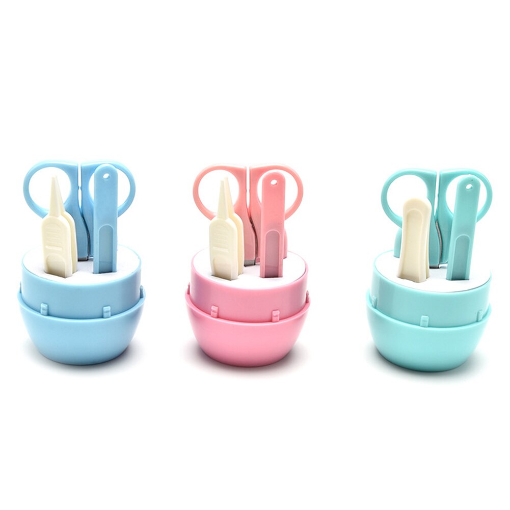 Lovely Baby Nail Care Set Child Scissors Practical Baby Nail Clipper Trimmer Convenient Baby Nail Shell Shear Manicure Kit