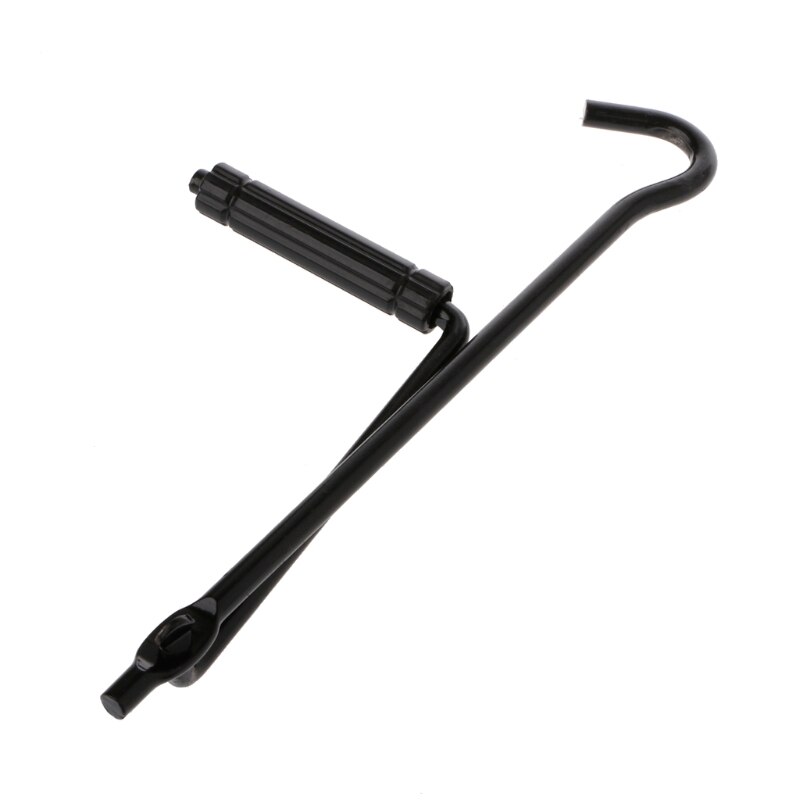 Tijeras con mango de Metal para coche, llave Jack, herramienta de reparación de ruedas duradera, color negro, E7CA