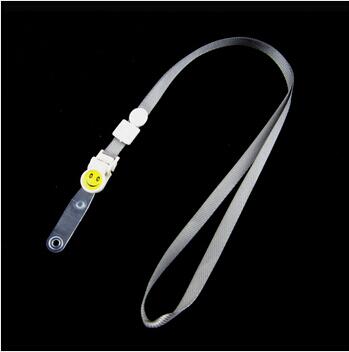 Badge easy-mount buckle retractable chain testificate case lanyard door guard work permit hanging buckle ID Holders/card: Burgundy