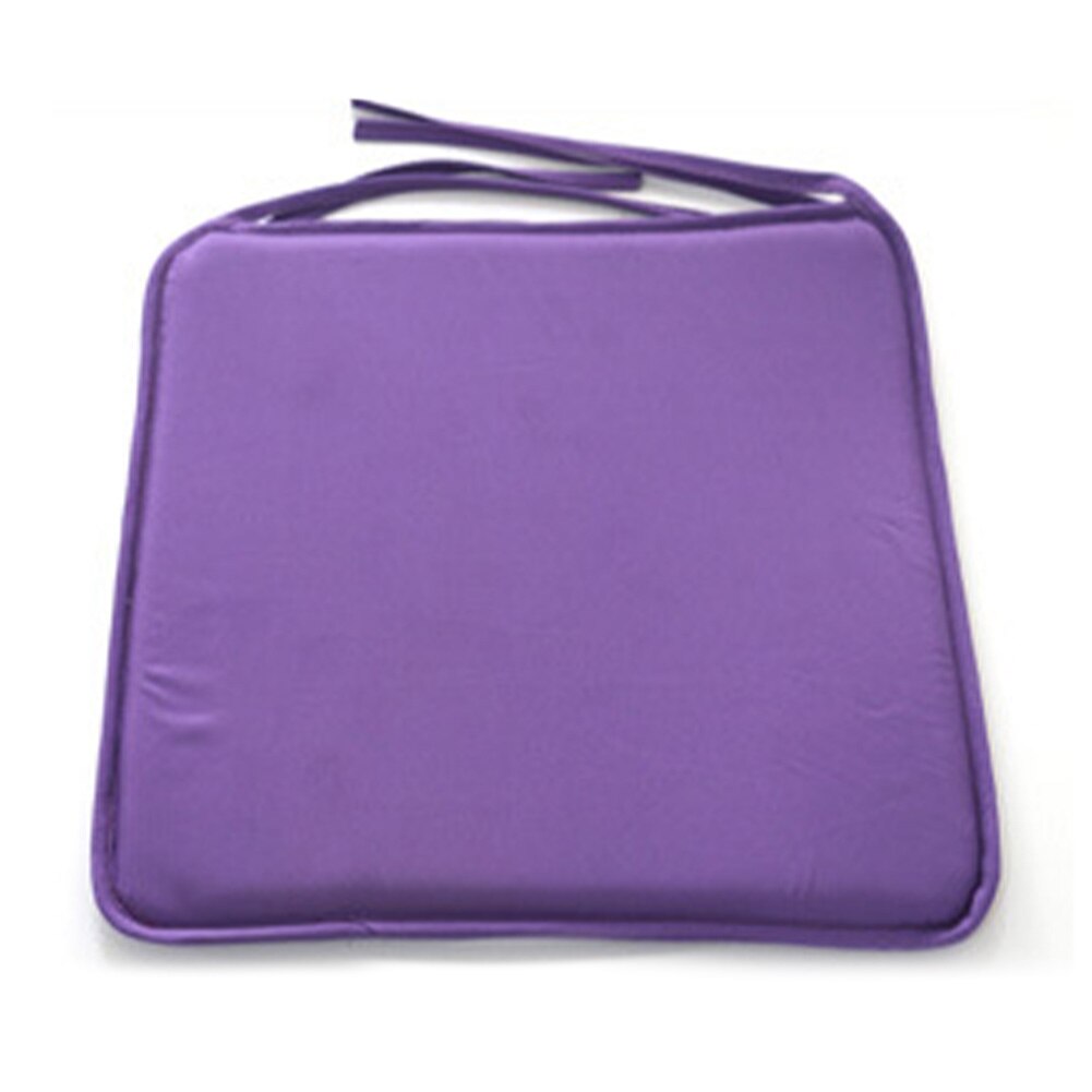 40x40cm Feste Terrasse Stuhl Kissen Tatami Schutz Hause Büro Esszimmer Platz Mit Kabel Dekoration Nicht Unterhose Sitz Pad Weichen: Violett