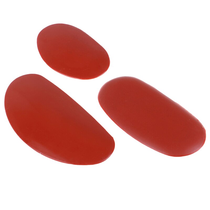 Sculpture faite à la main pour artiste en argile et céramique, outils spéciaux d'art auxiliaire, poterie rouge et artiste en argile, couleur rouge très douce, 3 pièces/ensemble