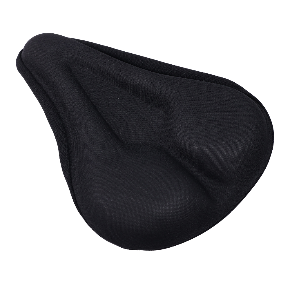 Fundas para SILLÍN de bicicleta, almohadilla de Gel de silicona 3D, cojín suave y grueso para asiento de ciclismo, asiento grueso para bicicleta de montaña, piezas de bicicleta: Rojo