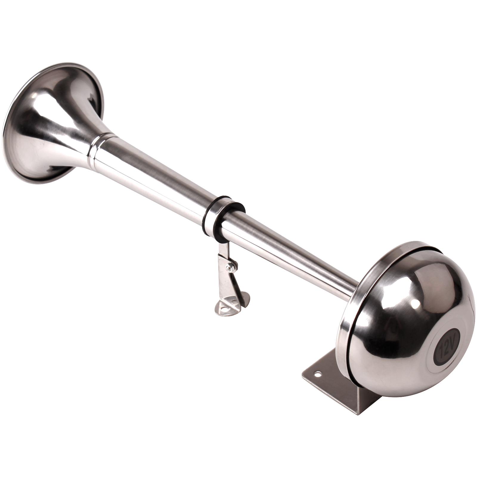 ALLREY-bocina eléctrica de acero inoxidable para barco, Trompeta única para velero, yate, camión, herramienta de advertencia, 12V/24V