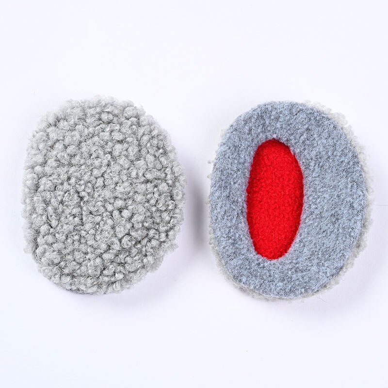 1Pair Bandless Ear Muffs Winter Thick Warm Fleece Ear Muffs Ear Covers Women Men Ourdoor Cold Weather Windproof Ear Warmer: 08
