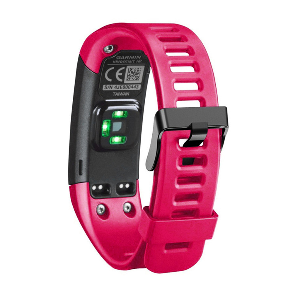 Til garmin vivo smart hr band udskiftning sport silikone armbånd rem band til garmin armbånd vivosmart hr band smart rem: 1