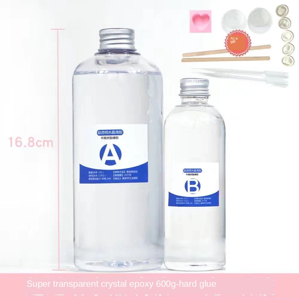 Clear AB Crystal Glue Resin Epoxy High Adhesive 1:1 AB Epoxy Glue For DIY Resin Jewelry Making Accessories 100g/200g/500g/1000g: 6