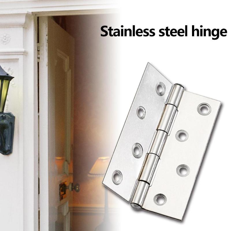 10pcs High Strength Hinge Connectors Stainless Steel Cabinet Cupboard Interior Door Hinges Furniture Fittings Furniture Hardware