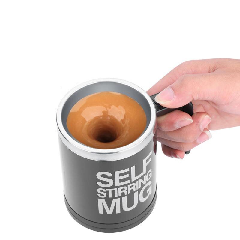 Lui 400ML Zelf Roeren Mok Automatische Mengen Mok Thee Koffie Melk Mengen Mok Smart Rvs Sap Drinkware Mix cup