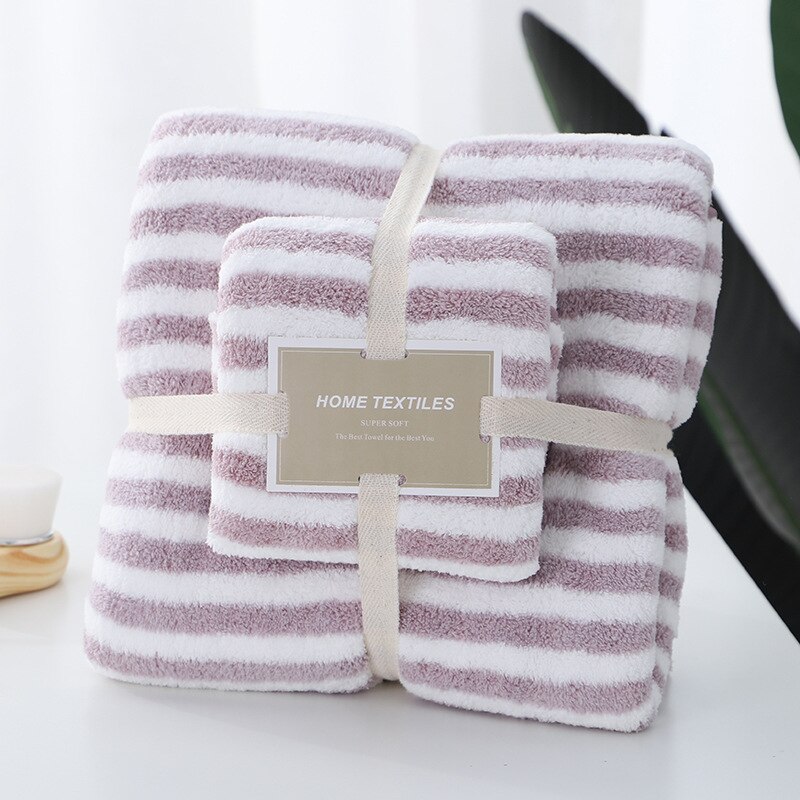 17 Kleuren Coral Fleece Absorberende Haar Zwemmen Gezicht Hand Badhanddoek Sets Microvezel Handdoeken Badkamer Handdoeken Microfiber Handdoek Set: Q