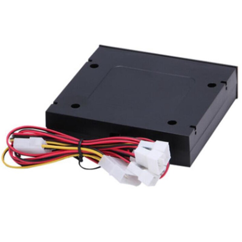 3.5Inch Pc Hdd Cpu 4 Kanaals Fan Speed Controller Led Koeling Voorpaneel Voor Computer Fans