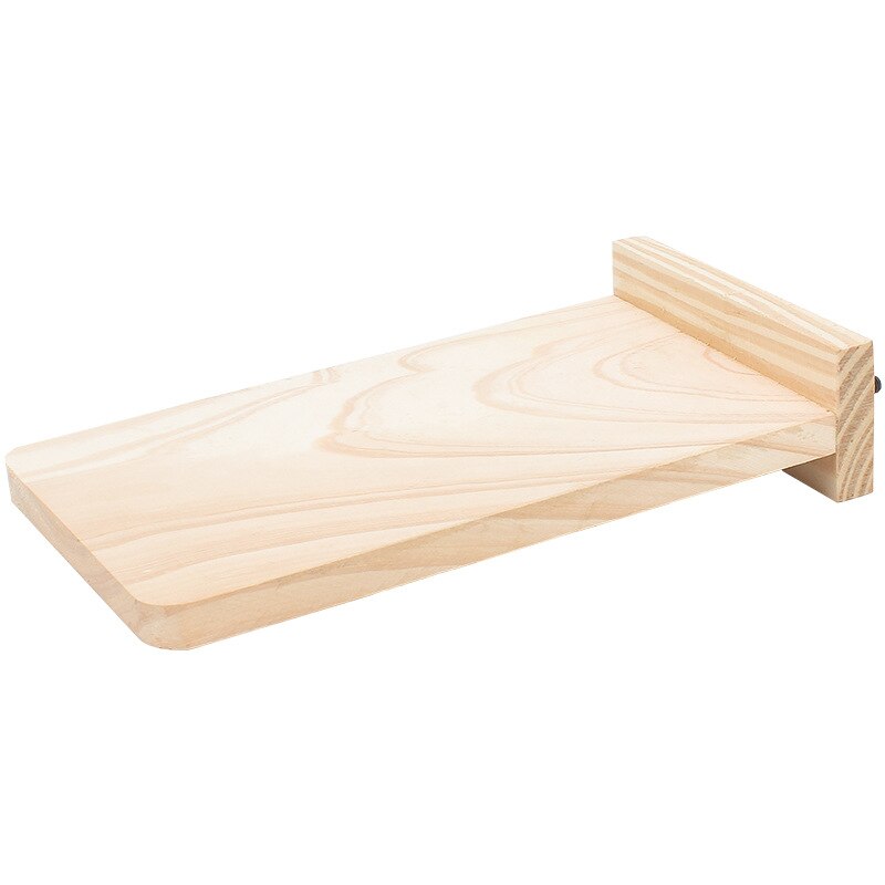 Plateau en bois pour perroquet, rond, Rectangle, plateau en bois, support, jouets en pin naturel, fournitures pour perche à oiseaux, tremplin ZA259