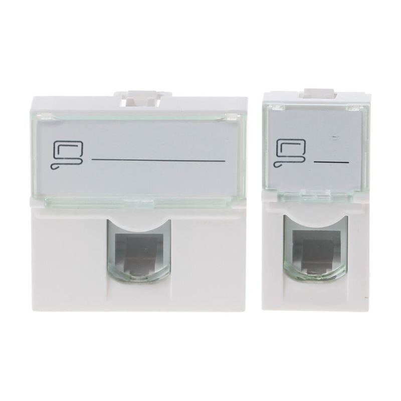 CAT6 Network Module Information Socket RJ45 8P8C Connector Adapter Keystone Jack Standard Wall Plate