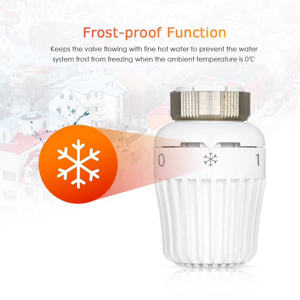 Thermostatic Radiator Valve Frost-proof Function Temperature Controller Heating System Constant Temperature Control Thermostat