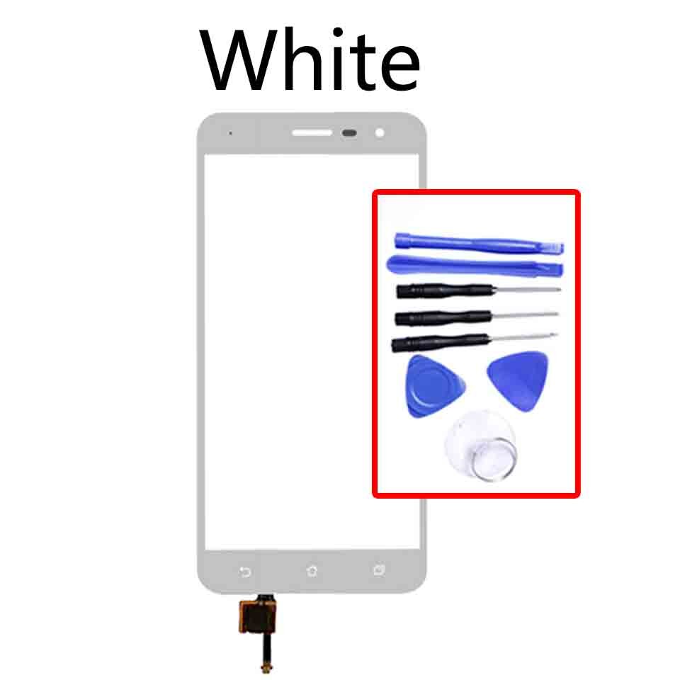 Touch Voor Asus Zenfone 3 ZE552KL Touch Screen Digitizer Sensor Glass Panel Vervangende Onderdelen: White-With tool