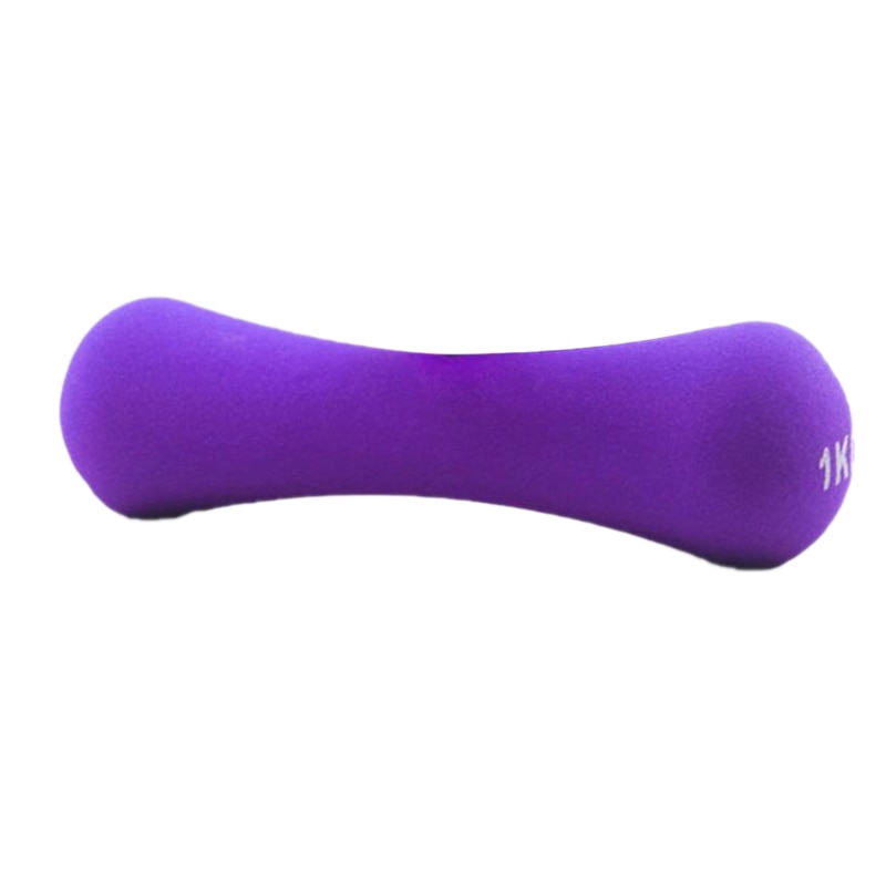 Handgewichten neopreen antislip kleine halter voor trainingsoefening 1kg: Paars 