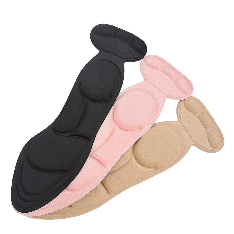 2 stk indersål pad indsætter hæl stolpe tilbage åndbar anti-slip til høj hæl sko best -wt høj hæl sko indlægssåler memory foam