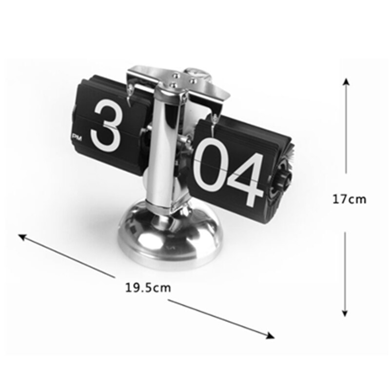 Horloge rotative automatique de Page Style européen, petite Balance, toute nouvelle horloge de bureau rétro pour salon, décorations simples pour la maison