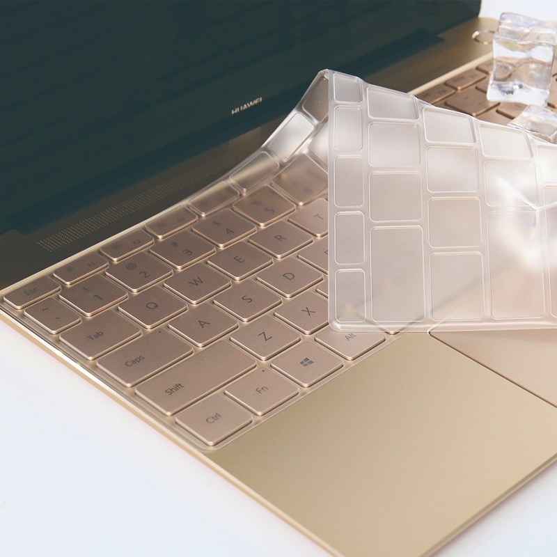 Waterproof Fully Transparent TP Invisible Keyboard Cover protection Film For HUAWEI 13 inch MateBook X special TPU keyboard.