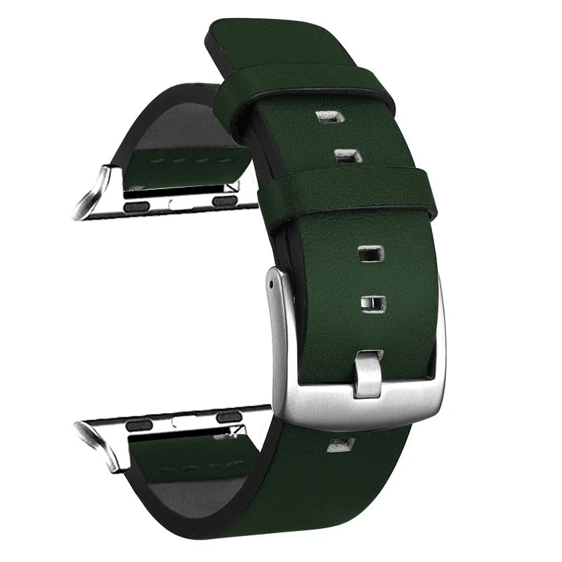 Lederarmband für Apfel Uhr Ultra 2 Band 49 mm 9 8 7 45 mm 41 mm Hochwertiges Armbinde für IWatch Serie 6 SE 5 4 44 mm 40 mm: 20 / Rose Rosa
