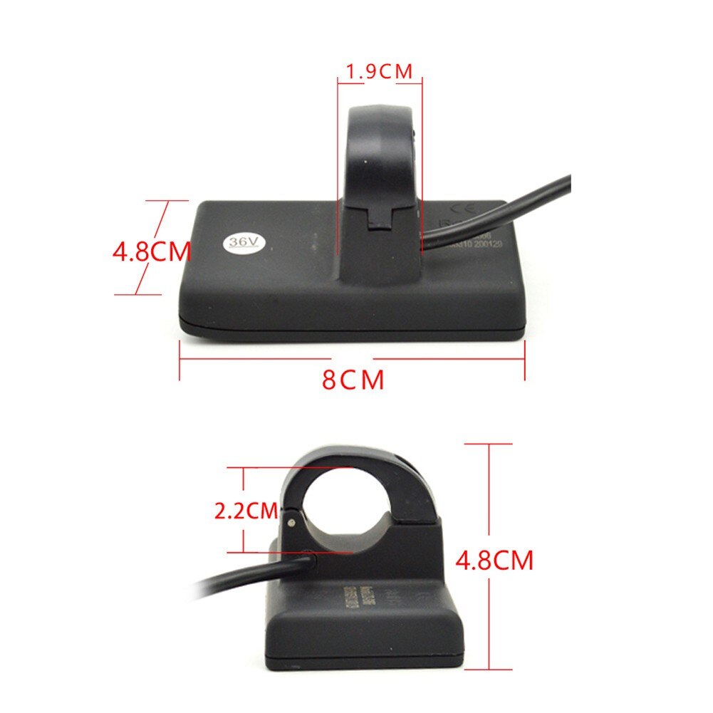 Multi-Function Electric Bicycle Mountain Bike E-Bike 24V 36V 48V 60V S866 LCD Liquid Crystal Instrument Display Panel ABS Shell