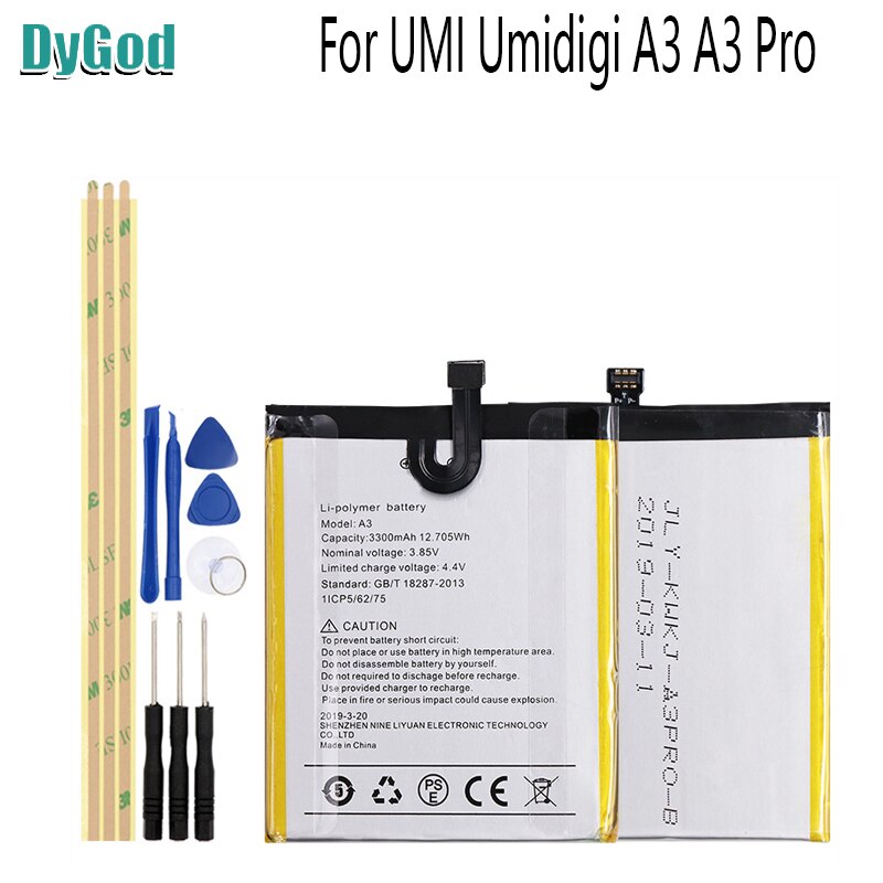3300Mah Voor Umi Umidigi A3 A3 Pro Extreme Vervangende Batterij Voor Umi Umidigi A3 A3 Pro Mobiele Mobiele Telefoon batteria Met Gereedschap
