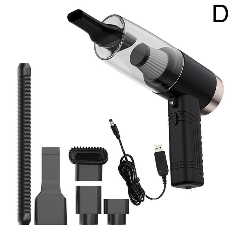 Car high suction vacuum cleaner, wet and dry car small wireless vacuum cleaner with aromatherapy, Car Electronics: D