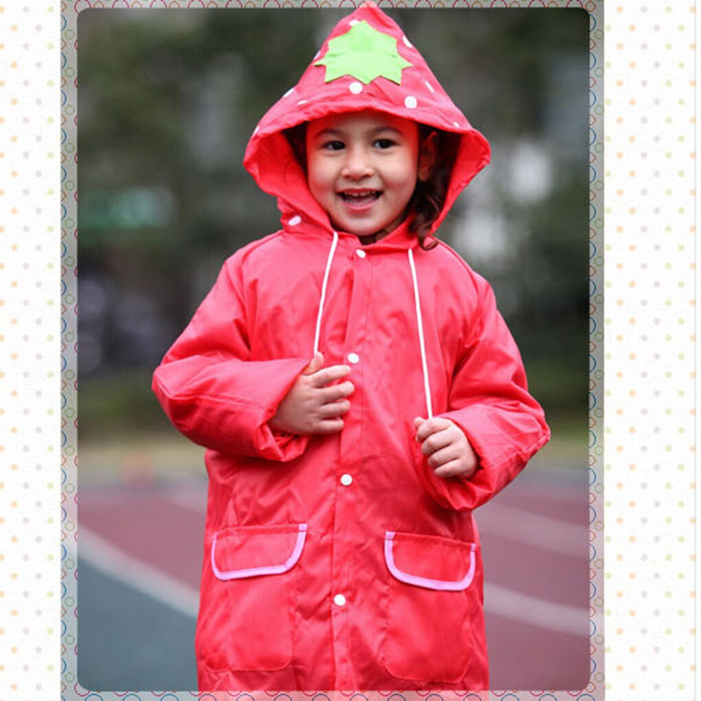 1PC Kids Cartoon Rain Coat Children Animal Rainwear Rainsuit Kids Rain Proof Animal Raincoat Student Poncho Rain Jacket Coat