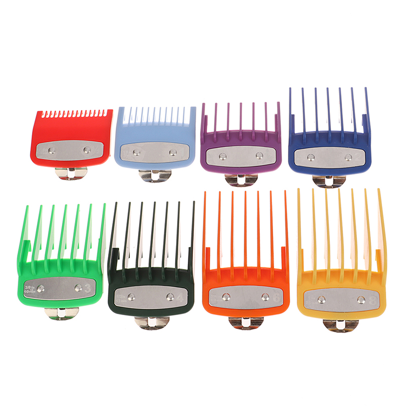 1Set 2/8/10Pcs Universal Hair Clipper Guards For Hair Clippers Barber Accessories Trimmer Attachment Limit Combs