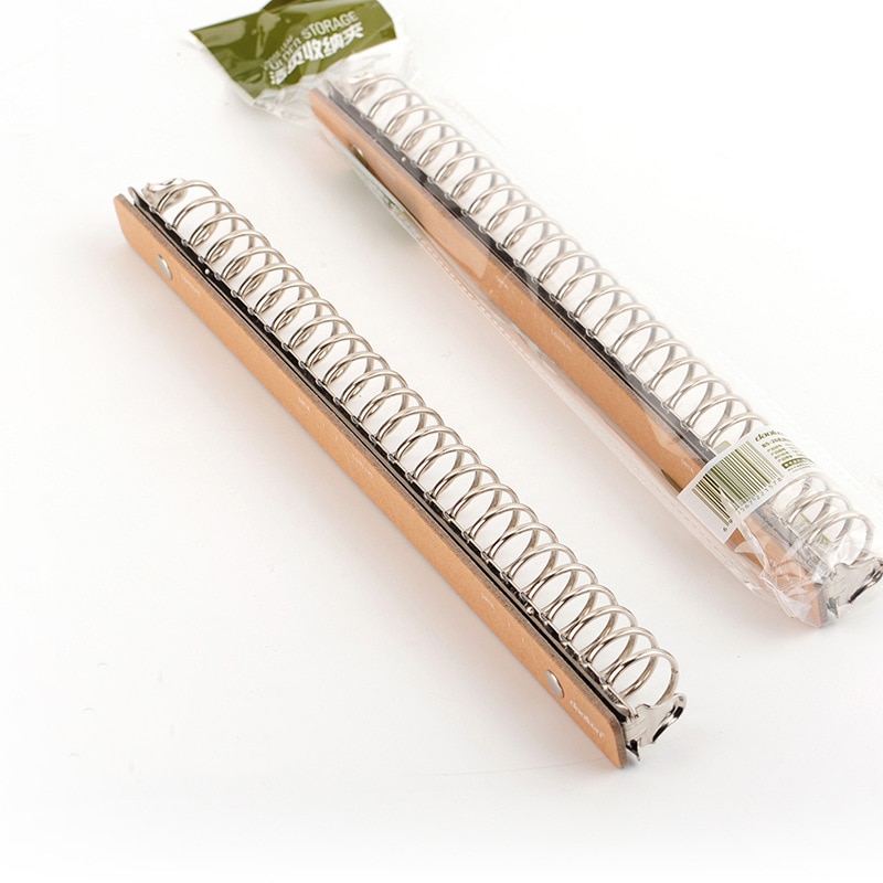 Anillo de bisagra para encuadernación de libros de hoja metálica suelta con agujeros de B5-26 círculo de calendario de escritorio para Carpeta de almacenamiento de papel de 120 páginas