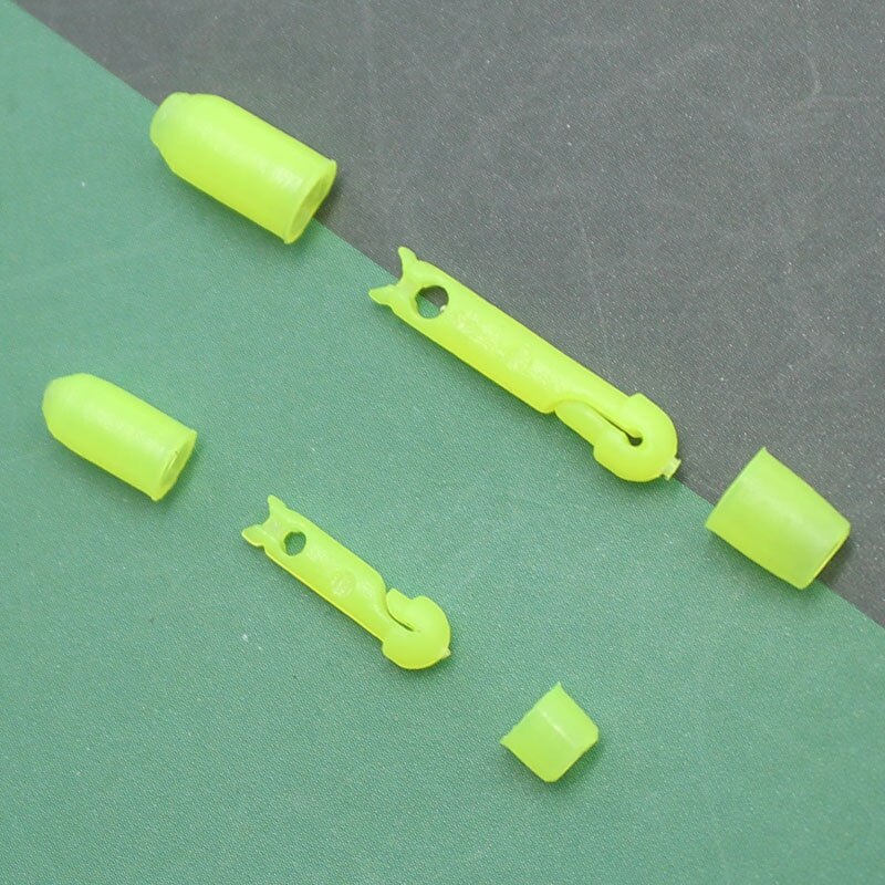 10PCS Pole Elastic Connectors, Size L S Carp Coarse Match Method Feeder Fishing Tackle Tool