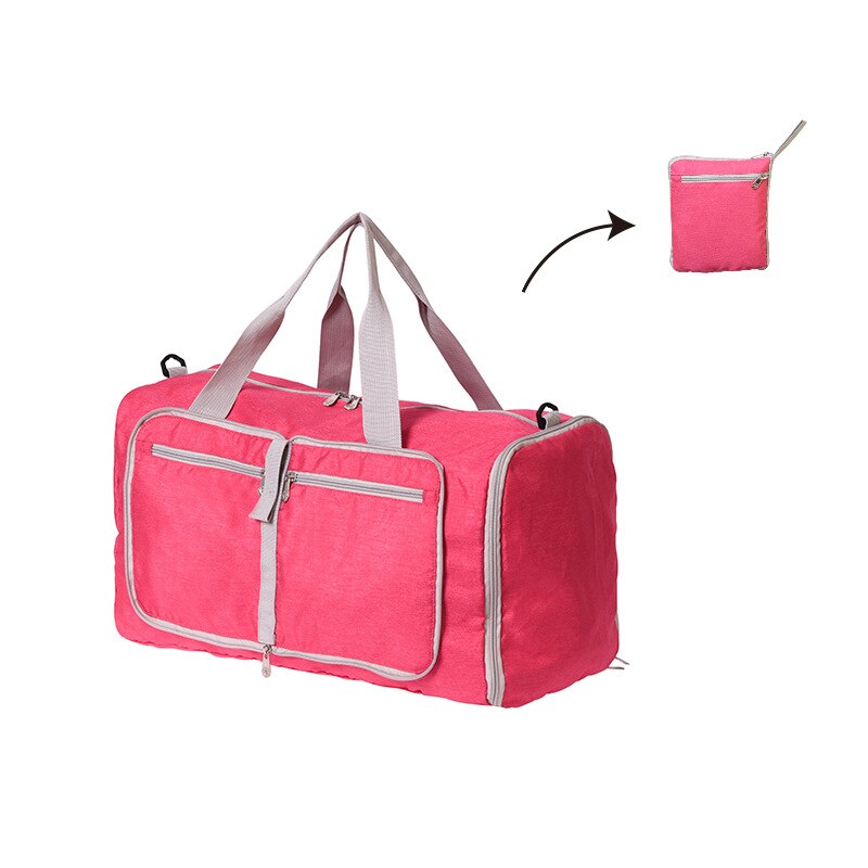 SONGYI Sports Handbag Solid Fitness Yoga Training Bag Short-distance Sports Shoulder Portable Men Women Luggage Bag Y189: rose red