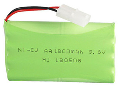 9.6V 700mAh 800mAh 1000mAh 1400mah 1800mAh 2400mAh 2800mAh RC Toy Eletric Lighting Securty Faclities AA 9.6V Ni-Cd Ni-MH Battery: black