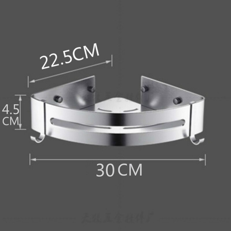 Kitchen Shelf Wall Shelf Storage Organizer Shelf Spice Rack Storage Shelves Rack Kitchen pantry Nail-free Space Aluminium