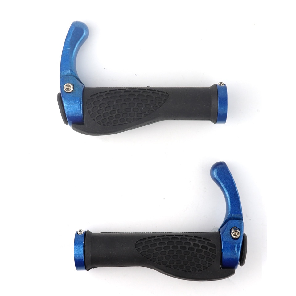 Cykel cykel greb mountainbike håndtag gummi greb af bilateral låsbar anti-skrid ergonomisk styr 5 farver