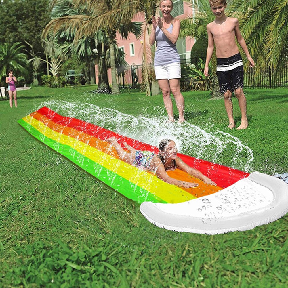 Inflatable Water Slide Summer PVC Swimming Pool Children Outdoor Lawn Toys for Kids Boys Girls