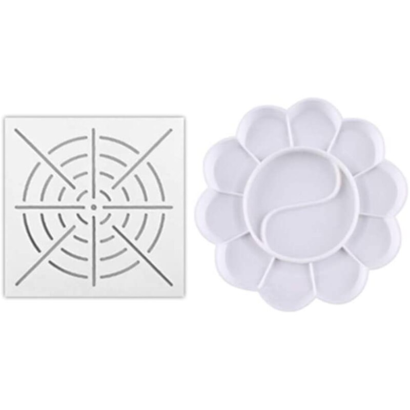 Mandala Dotting Tools Set Include Pen Dotting Tools Mandala Ball Paint Tray for Painting Rocks, Coloring, Drawing 18Pcs