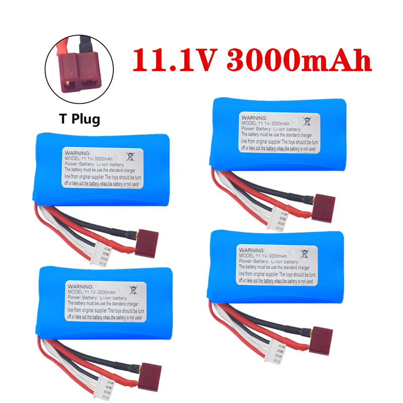 RC Boot Batterij 11.1V 3000mAh Lithium Batterij Voor R608 2104 Borstelloze Hoge Snelheid Watergekoelde RC Boot Model speelgoed 11.1V Batterij