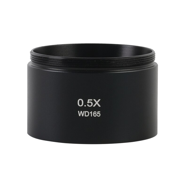 1.5x 0.3x 0.5x 0.7x 1x 2x hjelpelinse barlow objektiv  wd165 wd20 monteringsgjenger 48mm til stereomikroskop