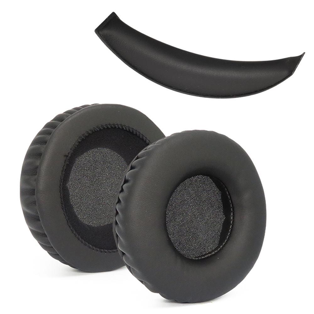 Almohadillas HDJ500 para auriculares Pioneer HDJ-500, almohadillas de repuesto para auriculares, almohadillas para los oídos, espuma de esponja de cuero PU: Marrón