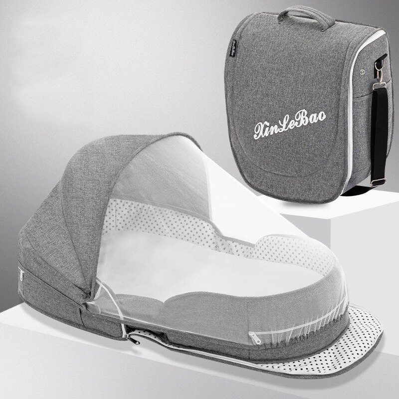 Respirant Portable dormir bébé lit berceau pour bébé multi-fonction voyage moustique nid pour -nés Portable berceaux pour lit de bébé: Update style