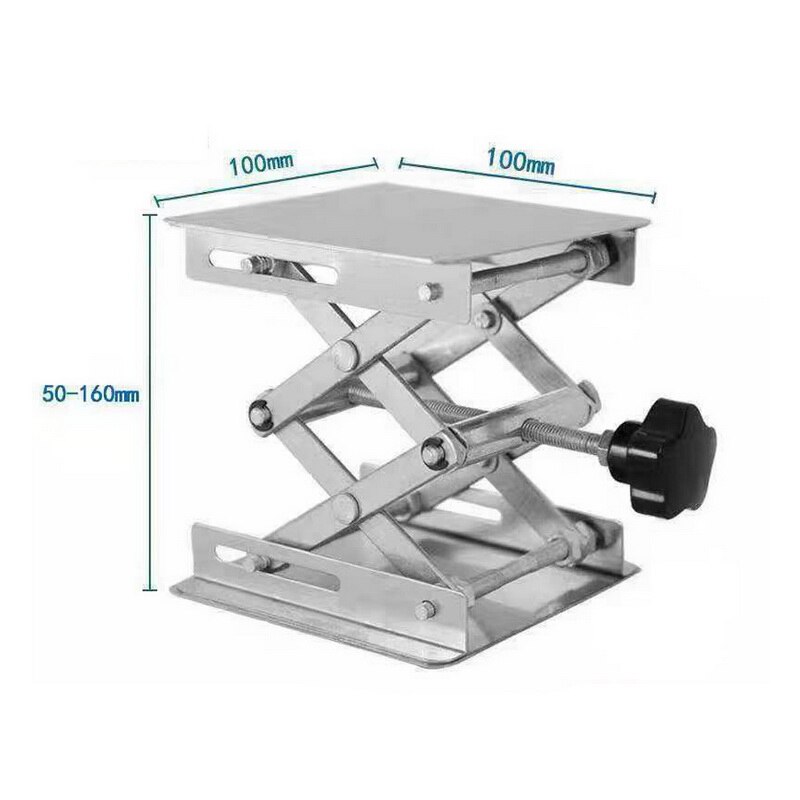 Aluminium router løftebord træbearbejdning gravering lab løftestativ rack lift platform træbearbejdning bænke lab-lift løfter 4 " x4 "