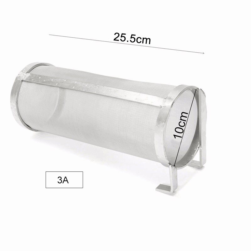 100x255mm 304 Stainless Micron Steel Kettle Hop Filter Spider 400 Strainer Filtering Homebrew Brew Beer Pellet Hop